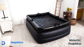 Unusual Sex Games In An Inflatable Pool, Look - Natalie Portman Face Swap ⭐ wpop allpop